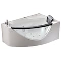 Eago 5Ft Clear Rnded Left Corner Acrylic Whirlpool Bathtub AM198ETL-L